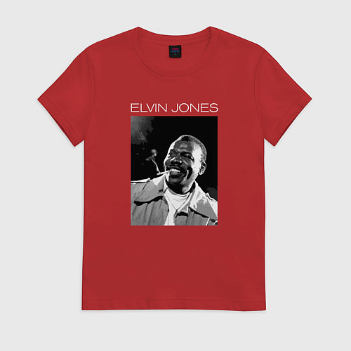 Женская футболка Tribute to Elvin Jones / Красный – фото 1