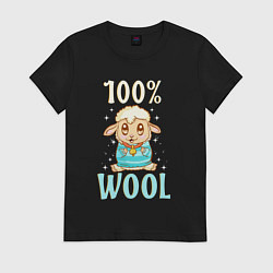 Женская футболка Стопроцентная шерсть