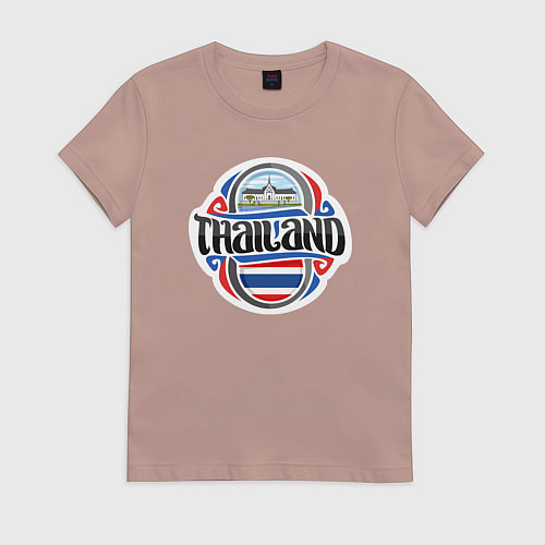 Женская футболка Таиланд / Пыльно-розовый – фото 1