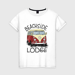 Женская футболка Beachside lodge