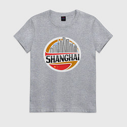 Женская футболка Шанхай Китай