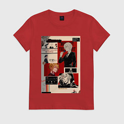 Женская футболка Патриотизм Мориарти Луис Джеймс коллаж