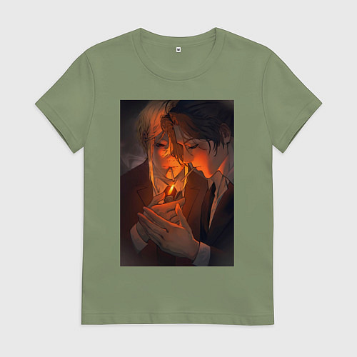 Женская футболка Патриотизм Мориарти Шерлок Холмс Детектив / Авокадо – фото 1