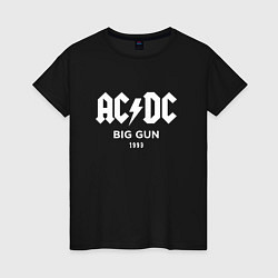 Женская футболка AC DC - Big gun 1993