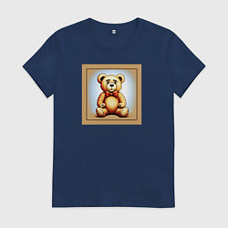 Женская футболка Просто медвежонок