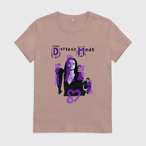 Женская футболка Depeche Mode - Sofad devotional tour / Пыльно-розовый – фото 1
