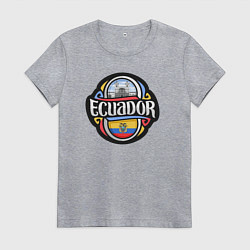 Женская футболка Эквадор