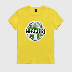 Женская футболка Нигерия