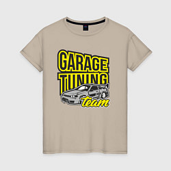 Женская футболка Garage tuning team