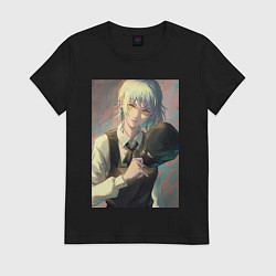 Женская футболка Человек-бензопила Кига одна из четырех всадников