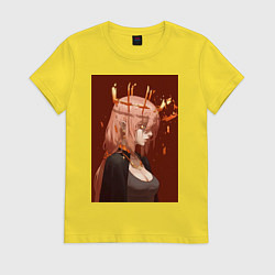 Женская футболка Человек-бензопила Макима Общественная безопасность