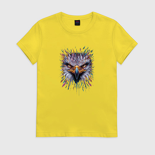 Женская футболка Бриллиантовый ястреб / Желтый – фото 1