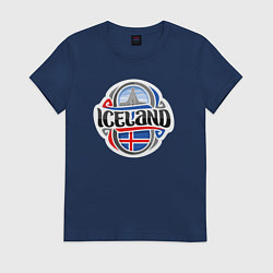 Женская футболка Моя Исландия