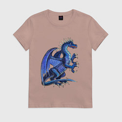 Женская футболка Azure dragon