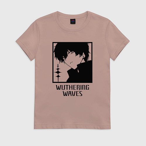 Женская футболка WuWa rover / Пыльно-розовый – фото 1