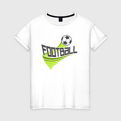 Женская футболка Football game