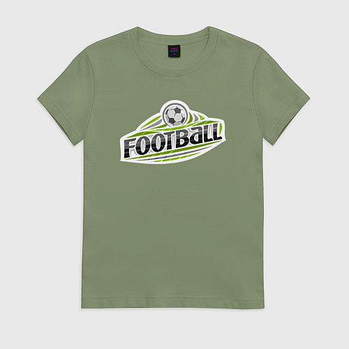 Женская футболка Football sport / Авокадо – фото 1