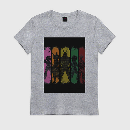 Женская футболка Моя геройская академия Всемогущий Отяко Урарака / Меланж – фото 1