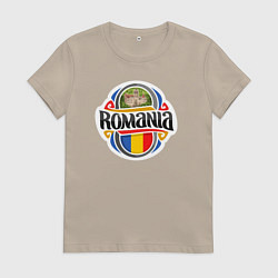 Женская футболка Румыния