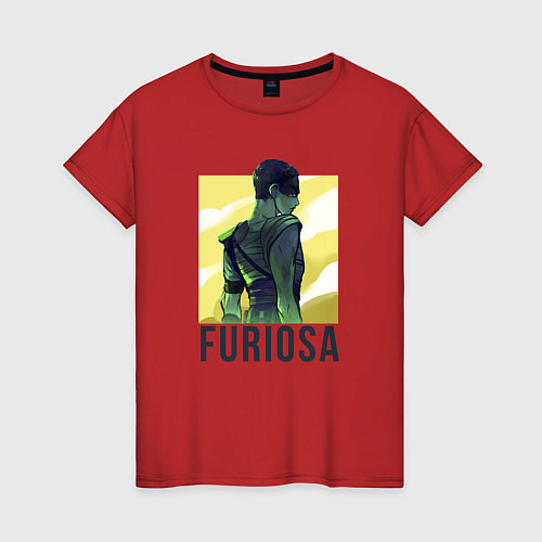 Женская футболка Фуриоса / Красный – фото 1