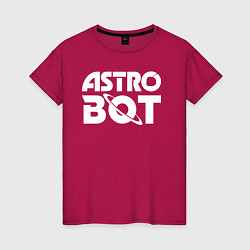 Женская футболка Astro bot logo