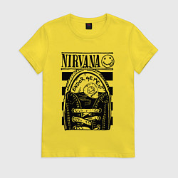 Женская футболка Nirvana grunge rock