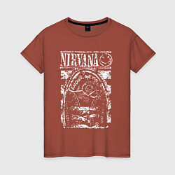 Женская футболка Nirvana grange rock