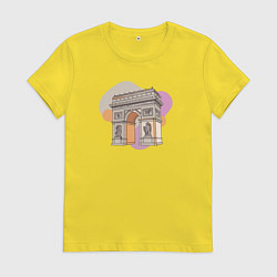 Женская футболка Каменная-арка