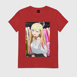 Женская футболка Эта фарфоровая кукла влюбилась