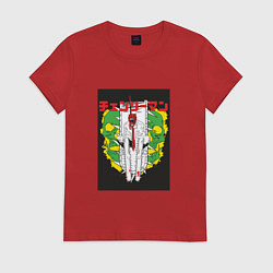 Женская футболка Человек-бензопила Денджи бензопила