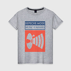 Женская футболка Depeche Mode - Music for the masses merch