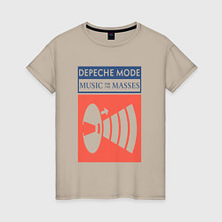 Женская футболка Depeche Mode - Music for the masses merch