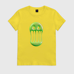 Женская футболка Тающий смайл