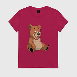 Женская футболка Плюшевый мишка