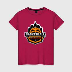 Женская футболка Championship basketball