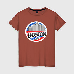 Женская футболка City Boston