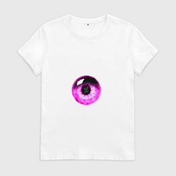 Женская футболка Фиолетовый глаз