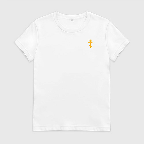 Женская футболка За Родину, за Сталина / Белый – фото 1