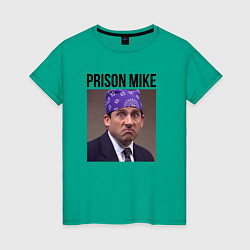 Женская футболка Prison mike Michael Scott - офис