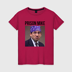 Женская футболка Prison mike Michael Scott - офис