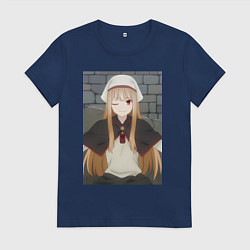 Женская футболка Волчица и пряности Холо в платке