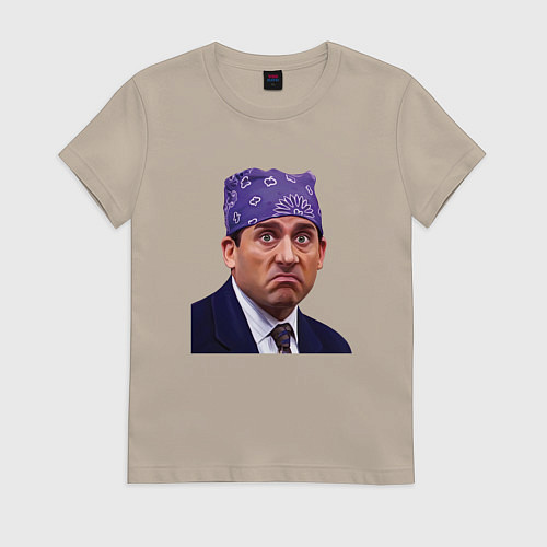 Женская футболка Prison mike Michael Scott офис / Миндальный – фото 1