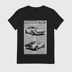 Женская футболка Chevrolet Corvette