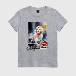 Женская футболка Мэрилин Монро - звезда