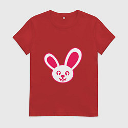 Женская футболка Токсичный заяц