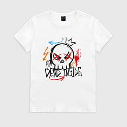 Женская футболка Мёртвый внутри