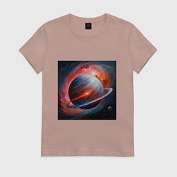 Женская футболка Огненная планета