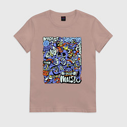 Женская футболка Монстры музыканты