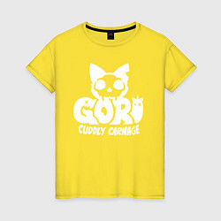 Женская футболка Goro cuddly carnage logo