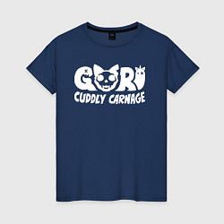 Женская футболка Goro cuddly carnage logotype